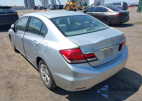 2013 Honda Civic Lx из США, поврежденный, VIN 2HGFB2F53DH544238